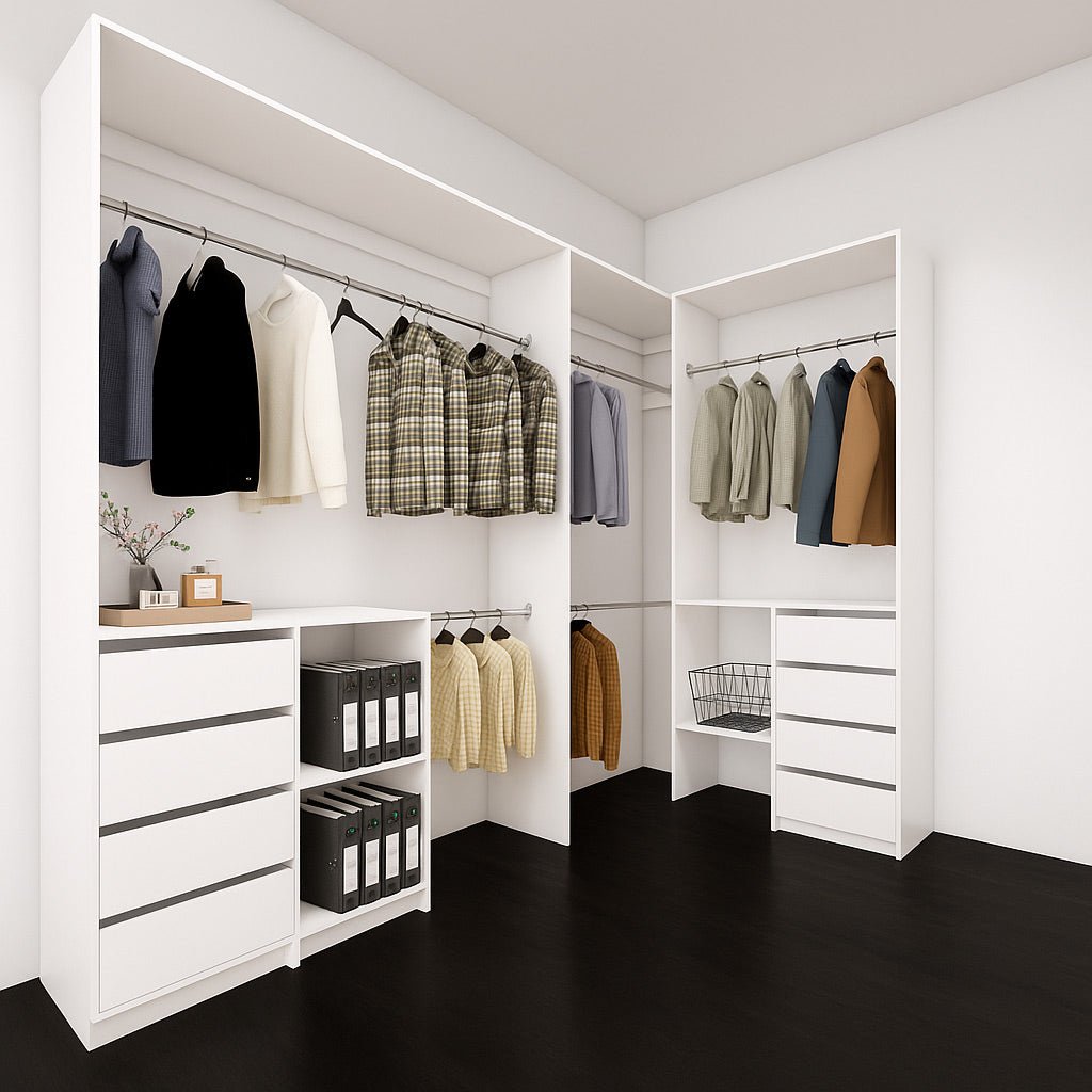 L Shaped Wardrobe