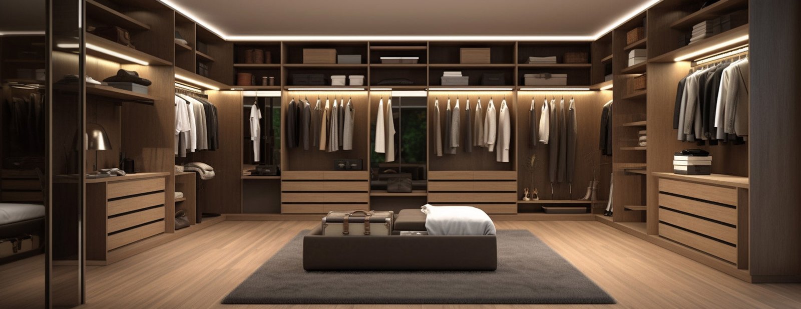 Custom wardrobe interior