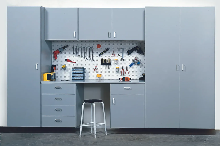 Garage storage cabinet